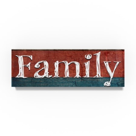 Lightboxjournal 'American Family' Canvas Art,10x32